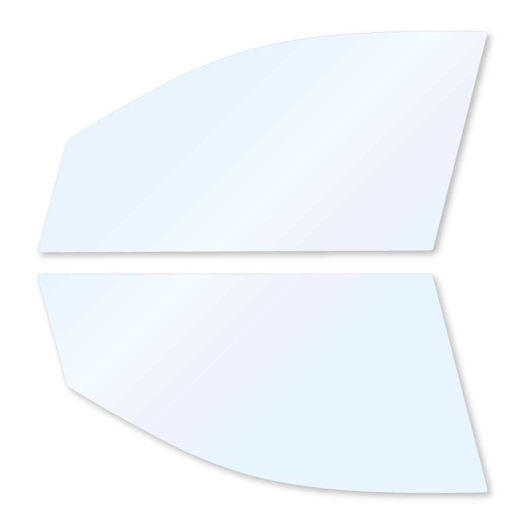 オーロラフィルム (ファインゴースト90) 遮熱フィルム 透過率90%  ミツビシ アウトランダー (GF7W/GF8W/GG2W) カット済みカーフィルム フロントドアセット オーロラタイプ ゴーストタイプ ホログラフィック