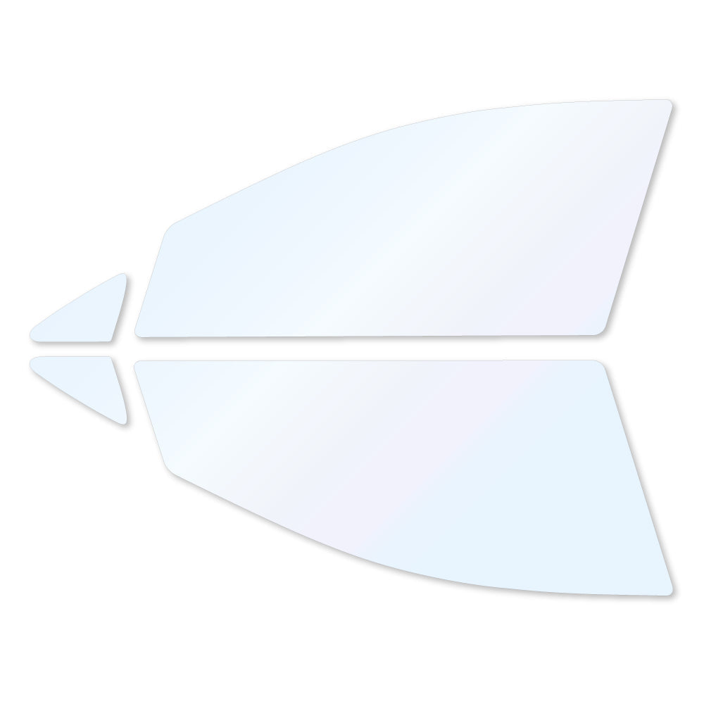 オーロラフィルム (ゴースト2ネオ89) 遮熱フィルム 透過率88.5% フォルクス・ワーゲン ゴルフ7 VII (AUCJZ/AUCPT 5G型) カット済みカーフィルム フロントドアセット オーロラタイプ ゴーストタイプ ホログラフィック