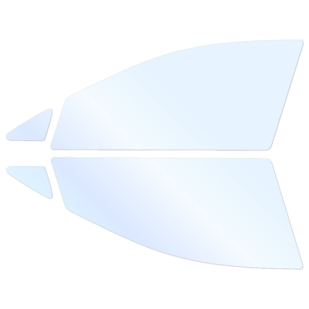 オーロラフィルム (アイスブルー91) 遮熱フィルム 透過率90.5% フォルクス・ワーゲン ゴルフ7 VII (AUCJZ/AUCPT 5G型) カット済みカーフィルム フロントドアセット オーロラタイプ ゴーストタイプ ホログラフィック