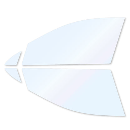 オーロラフィルム (ゴースト2ネオ89) 遮熱フィルム 透過率88.5%  フォルクス・ワーゲン パサート B8 セダン (3CCZE/3CCHH/3CDFC) カット済みカーフィルム フロントドアセット オーロラタイプ ゴーストタイプ ホログラフィック