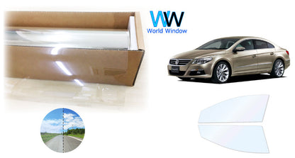 オーロラフィルム (ゴースト2ネオ89) 遮熱フィルム 透過率88.5%  フォルクス・ワーゲン ワーゲン パサート CC (3CBWSC/3CCAWC/3CCCZC/3CCDAC)  カット済みカーフィルム フロントドアセット オーロラタイプ ゴーストタイプ ホログラフィック