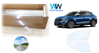 オーロラフィルム (ゴースト2ネオ89) 遮熱フィルム 透過率88.5% フォルクス・ワーゲン T-ROC(T-ロック) (A1DFF/A1DPC) カット済みカーフィルム フロントドアセット オーロラタイプ ゴーストタイプ ホログラフィック