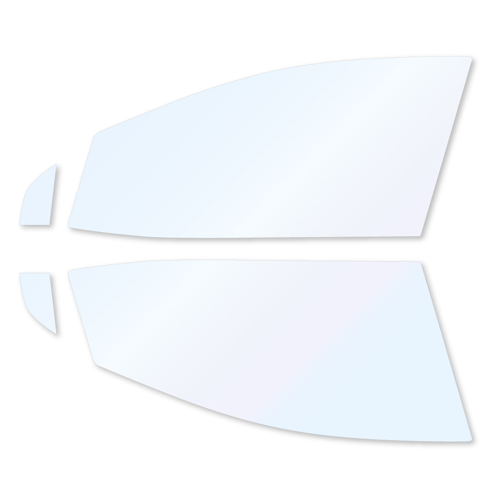 オーロラフィルム (ファインゴースト90) 遮熱フィルム 透過率90% フォルクス・ワーゲン ＩＤ．４ (E2EBJ) カット済みカーフィルム フロントドアセット オーロラタイプ ゴーストタイプ ホログラフィック