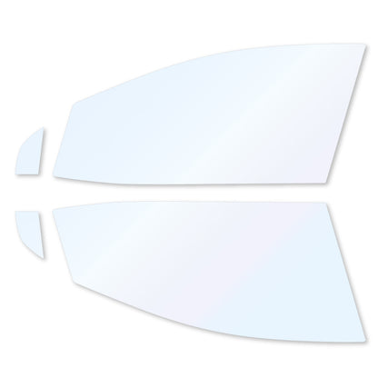 オーロラフィルム (ファインゴースト90) 遮熱フィルム 透過率90% フォルクス・ワーゲン ＩＤ．４ (E2EBJ) カット済みカーフィルム フロントドアセット オーロラタイプ ゴーストタイプ ホログラフィック