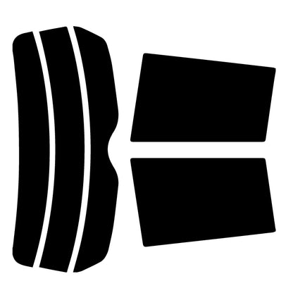 プラススモーク(原着ハードコートタイプ)    スズキ  スイフト/ハイブリッド (ZC13S/53S/83S/ZD53S/83S)カット済みカーフィルム リアセット スモークフィルム 車検対応