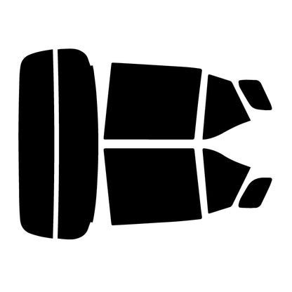 プラススモーク(原着ハードコートタイプ)    スズキ  クロスビー(XBEE) (MN71S)カット済みカーフィルム リアセット スモークフィルム 車検対応