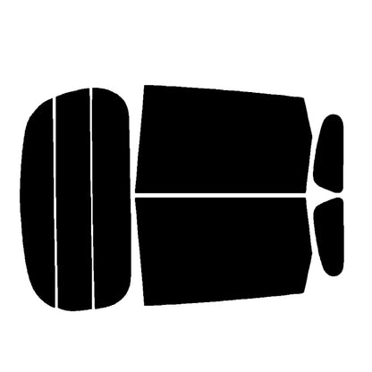 プラススモーク(原着ハードコートタイプ)   ダイハツ ムーヴ (LA100S/LA110S)カット済みカーフィルム リアセット スモークフィルム 車検対応