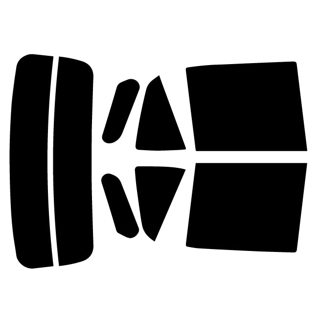 プラススモーク(原着ハードコートタイプ)   ダイハツ  ロッキー  (A200S/A210S)カット済みカーフィルム リアセット スモークフィルム 車検対応