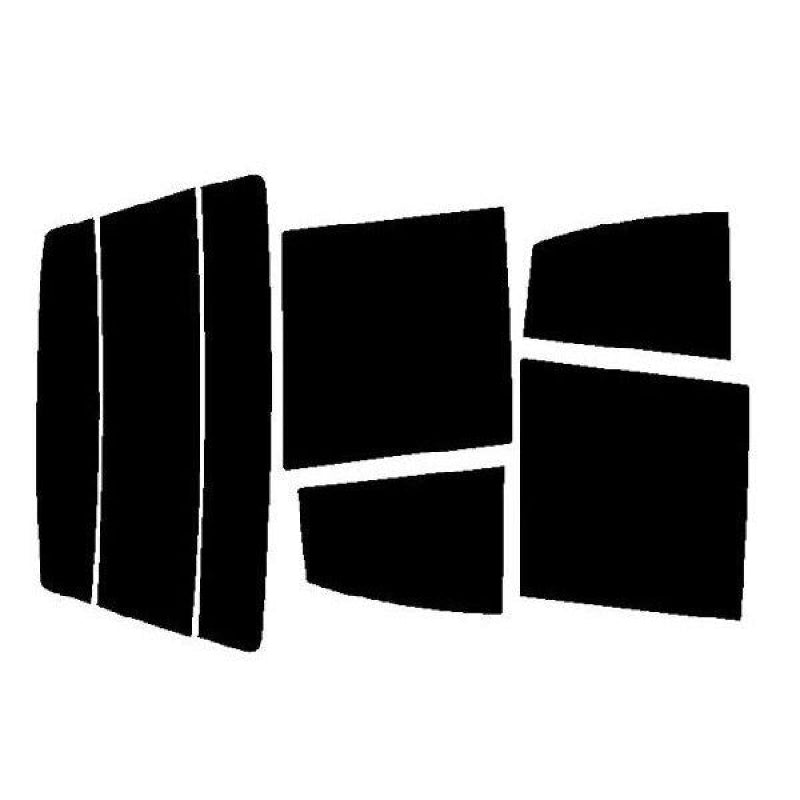 【ノーマルスモーク (ハードコートフィルム) 】 ミツビシ  ミニカ　５ドアハッチバック (H21A・22A・26A・27A) カット済みカーフィルム リアセット スモークフィルム