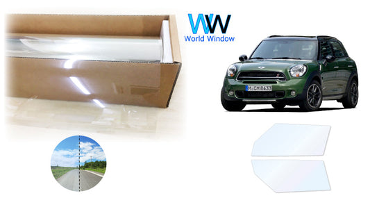 オーロラフィルム (ファインゴースト90) 遮熱フィルム 透過率90% MINI (ミニ) ペースマン R61 (R61 SS16/SS16S/SS16CA/SS16SA/RJ16CA/RS20/SSJCW) カット済みカーフィルム フロントドアセット オーロラタイプ ゴーストタイプ ホログラフィック