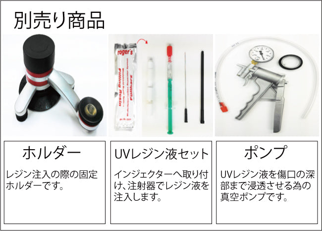 roger's(ロジャース)社 フロントガラス リペア補修用 ミラー