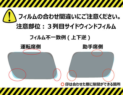 高品質 国産 原着ハードコートフィルム 3M (スリーエム) パンサー 05 / 20 / 35 PLUS トヨタ アルファード (30系 AGH30W/AGH35W/GGH30W/GGH35W/AYH30W) カット済みカーフィルム リアセット スモークフィルム 車検対応