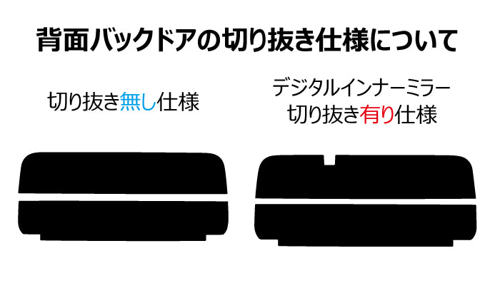 【ノーマルスモーク (ハードコートフィルム) 】 ダイハツ ハイゼットカーゴ / アトレー (700系 S700V/S710V) カット済みカーフィルム リアセット スモークフィルム